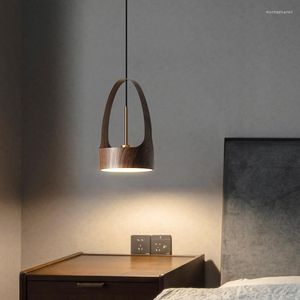 Pendelleuchten im chinesischen Stil, Nachttisch-Kronleuchter, modernes minimalistisches kleines Schlafzimmer, Luxus-Lampe, nordisches Restaurant