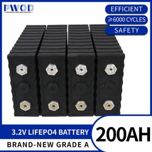 12V LIFEPO4 Batteri 200AH HOT SALES DEEP CYCLE Marine Battery Rechargeble Solar Cell for Electric Scooter Home Appliances