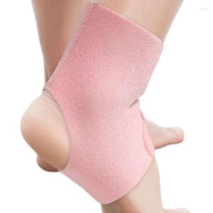 Ankle Support Sprain Brace Adjustable Compression Sleeve Walking Jumping Running Wrap With Two Section Paste For Men Women