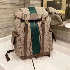 Designer backpack Luxury Brand Purse Double shoulder straps backpacks Women Wallet Real Leather Bags Lady Plaid Purses Duffle Lugg273n
