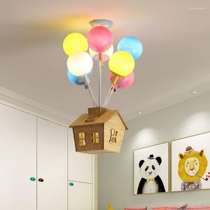 Ceiling Lights LED Balloon Light Living Dining Room Baby Decorative Child Lamp Children Boy Girl