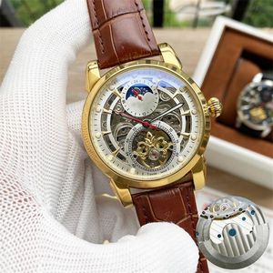 2023 U1 najwyższej klasy AAA P-009 Montre de Luxe męskie zegarki automatyczny ruch mechaniczny 316L FINE STAL CASPINS CALKSKIN WATKBAST Luksusowe zegarek zegarek