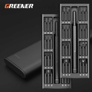 GREENER 63 In 1 Screwdriver Set Magnetic Screw Driver Kit Bits Recision Electric Xiaomi Iphone Computer Tri Wing Torx