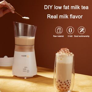 110V 220V Mini Coffee Maker Multifunction Tea Maker Flower Fruit Foam Stirring Small Milk Machine Home Office