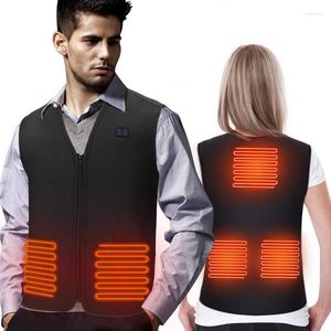 Jaktjackor Självuppvärmd Vest Body Warmer USB -drivna kvinnors varma mäns värmemantel Man Thermal Winter Clothing