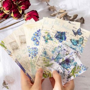 Gift Wrap 20pack Decorative Stationery Sticker Planner Collage Butterfly Insect Flower House Handbook Scrapbook Sticky Flakes Label