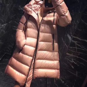 Męska średnio- i długoterminowa puchowa kurtka pikowana 2022 moda z kapturem dorywczo ciepłe czarne parki kobieta średniej długości płaszcz zimowy Jaqueta Feminina odzież wierzchnia