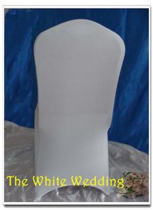 Stoelbedekkingen Premium Universal Lycra White For Wedding The Cover on Spandex Chairs