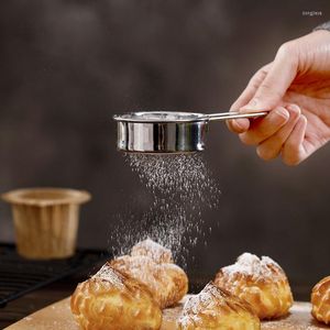 Baking Tools 1pc Mesh Flour Sifting Sifter Sieve Strainer Cake Household Kitchen Great For Stainless Steel