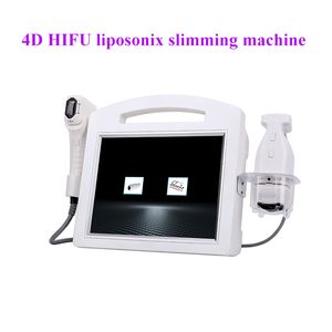2 IN 1 Liposonix 3D 4D HIFU Face Lift Wrinkle Removal Equipment Liposonic lose Weight Body Slimming With 10 Cartridges