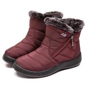 رجال Womnen Winter Snow Boots أحذية رياضية مقاومة للماء أحذية دافئة للرجال أحذية المشي لمسافات طويلة في الهواء الطلق أحذية العمل الحجم 36-43
