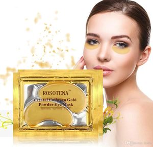 40pcs20pairs Gold Crystal Collagen Sleeping Eye Mask Patches Mascaras Fine Lines Face Care Skin6565854