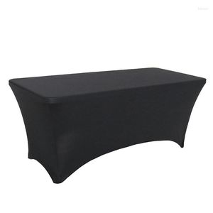 Table Cloth Rectangular Spandex Cover Elastic Wedding Stretch For Party Event El Decoration