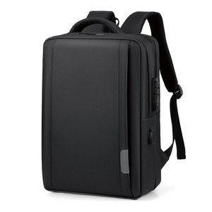 HBP Large capacity USB charge Laptop knapsack backpack Business security password package Young man anti-theft School bag Comp272x