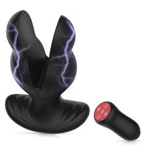 Sk￶nhetsartiklar vibrator elektrisk chock anal rumpa plug prostata massager vibrerande klitoris g-spot stimulator fj￤rr sexig leksak f￶r m￤n