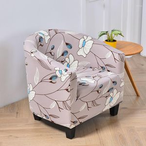 Chair Covers 1/2pcs Club Cover Elastic Tub Armchair Slipcover Single Seat Sofa All-inclusive Furniture Protector For Living Room