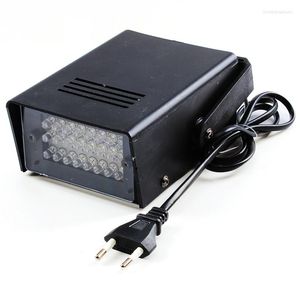 Bühnenlichter, AC 220 V, 3 W, betrieben, DJ-Stroboskop, Disco, Party, Club, KTV, Stroboskop, weiße Lichteffekte, EU-Stecker