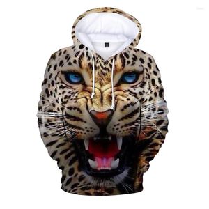 Herrtröjor djur lejon cheetah 3d tryck kvinnor herr hoodie harajuku streetwear pullover hösten tröja topp unisex casual jacka jacka
