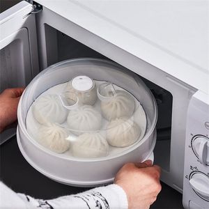 Cookware Parts Plastic Steamer Cooking With Lid Kitchen No Oils Food Steaming Rack Double Layers Sea Shipping RRC760