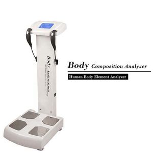 Digital Body Fat Analyzer Electronic BMI Handhållna kroppar Fett Monitor med tryckrapport Multifunktionell bärbar för fettförlust