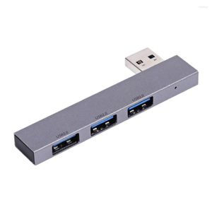 Praktisk USB Splitter Hub Universal USB2.0/USB3.0 Expansion Dock 3 i 1 Portable Docking Station för bärbar dator