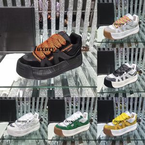 Naken wolfe sneaker sneatch sneakers män casual skor kosa skjutreglage synder hyde heidy stad plattform tjock botten skor resor skor