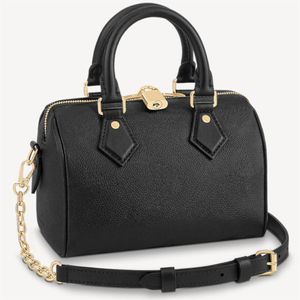 Hochwertige Damentasche mit geprägtem Buchstaben-Design, modische Handtasche, Kissentyp, Damen-Umhängetasche326j