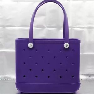 Водонепроницаемая женщина Eva Bogg Bag Tote Burding Borks Basks Sucks Maskable Beach Silicone Bog Bag Bag Surbode Eco Jelly Candy Lady H240E