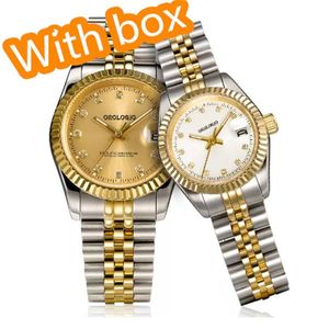 U1 Yeni Saat Erkekleri Otomatik Mekanik Saatler Gümüş Kayış Safir Cam Tam Paslanmaz Ater geçirmez Bilek saati Lady Gold Watches Otomatik