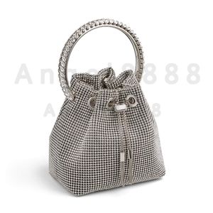 Diamond Bucket Bag Designer Brand Shoulder Messenger Luxury Fashion Bags Handbags High Quality Letter Mobile Phone Purse Women Wal270S