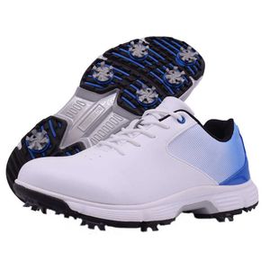 Sapatos sociais Sapatos de golfe à prova d'água grandes 40-48 pregados Sapatos de treinamento casual de golfe