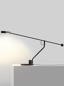 Bordslampor Modern italiensk skrivbordslampa Skrivande studierum med justerbar svängarm nordiskt minimalistiska kontor läser skrivlampor