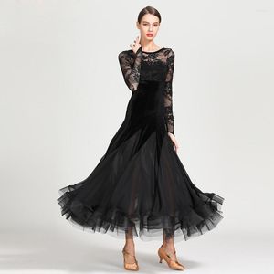 Scene Wear Mei Yu 1862 Modern Dance Costume Kvinnor damer Dankläder Waltzing Tango Dancing Dress Ballroom Evening Party