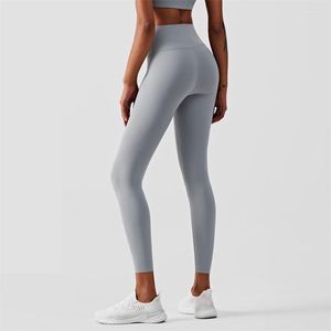 Pantaloni attivi color solido leggings senza cuciture fluttuanti da donna yoga in vita alta più dimensioni sport sport stretti push ups galline fitness sport dighear