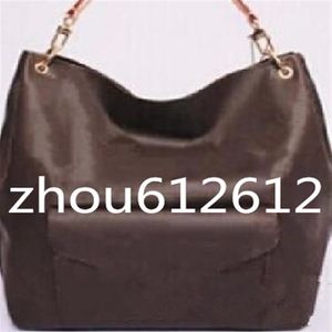 Klasyczna torba na zakupy ponadpętki m40781 Metis Bags moda marka skórzana skóra Tote Big Brown Kobiet na ramię 231g