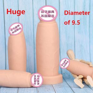 Skönhetsartiklar super enorm anal plug dildo silikon stor rumpa prostata massage stor röv s vagina expansion sexiga leksaker för män kvinnor