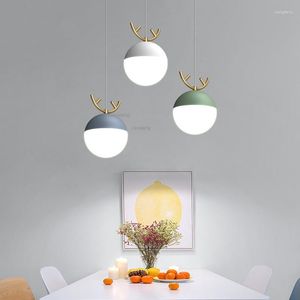 Kolye lambaları Nordic LED Işıklar Yemek Odası Yaratıcı Tasarım Cam Lamba Yaşam Kapalı Aydınlatma Mutfak Aksesuar