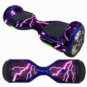 6 5-Zoll selbstausgleichsamen Roller Haut Hover Electric Skate Board Aufkleber Zweirad Smart Protective Cover Case Aufkleber1 Skateboard2394