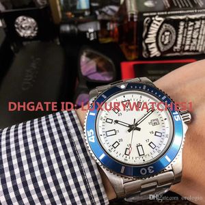 Titta på Mens Automatic Mechanical Ceramics Watches 42mm full rostfritt stål Gliding Clasp Swim armbandsur Sapphire Super Luminous 2023