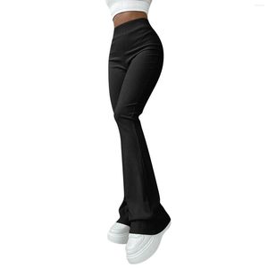 Active Pants Enyami Fall Women Clothes Streetwear Flares byxor Business Casual for Curvy Work