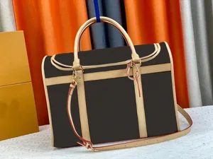 ドッグバッグのトランクと旅行ペットキャリア屋外バッグオーガナイザーキャットケージショルダーボディトートハンドバッグ財布