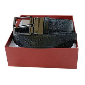 Belts Mens Belt Fashion Men Genuine Leather Black Belts Women Big Gold Buckle Smooth Womens Classic Casual Ceinture with Box