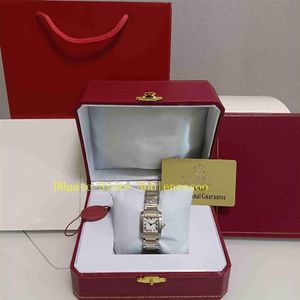 Real Po med originalbox Women's Watch Women 20 5mm W51007 Steel 18K Yellow Gold Quartz Lady Armband Wristwatches2712