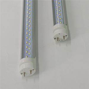 T8 Rurki LED podwójne diody LED 8 stóp 6 stóp 5 stóp 70W AC85-265V PF0.9 SMD2835 Light 8 stóp lampy fluorescencyjne 8 stóp 2,4M Liniowa żarówka 6 stóp 110 V Bat