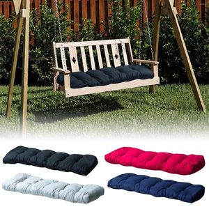 Pillow 1pc Outdoor Garden Bench Terrace Waterproof 2 Seat Sponge Home Decor Furniture Swing For