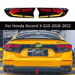 Fanali posteriori per auto Assemblaggio Fendinebbia Freno da corsa Parcheggio Luci di retromarcia per Honda Accord X G10 Fanale posteriore a LED Dynamic Streamer Indicatori di direzione