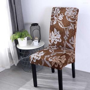 Chair Covers Printed Stretch Anti-dirty Elastic Cover Used For Wedding Party Home Kitchen Dining Room Office Living