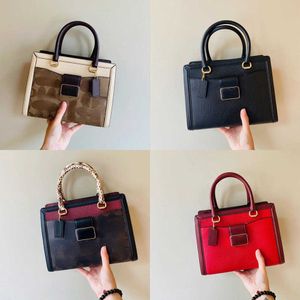 Shoulder Bags 22 New commuting Designer grace carryall classic carriage portable tote bag one shoulder cross body small square female