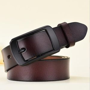 Men Designers Belts Classic fashion luxury casual letter L smooth buckle womens mens leather belt width 3.8cm with orange box AAA001111