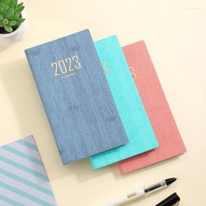 Notebook 2023 365 Days Portable Pocket Notepad Daily Weekly Agenda Planner Notebooks Stationery Office School Supplies